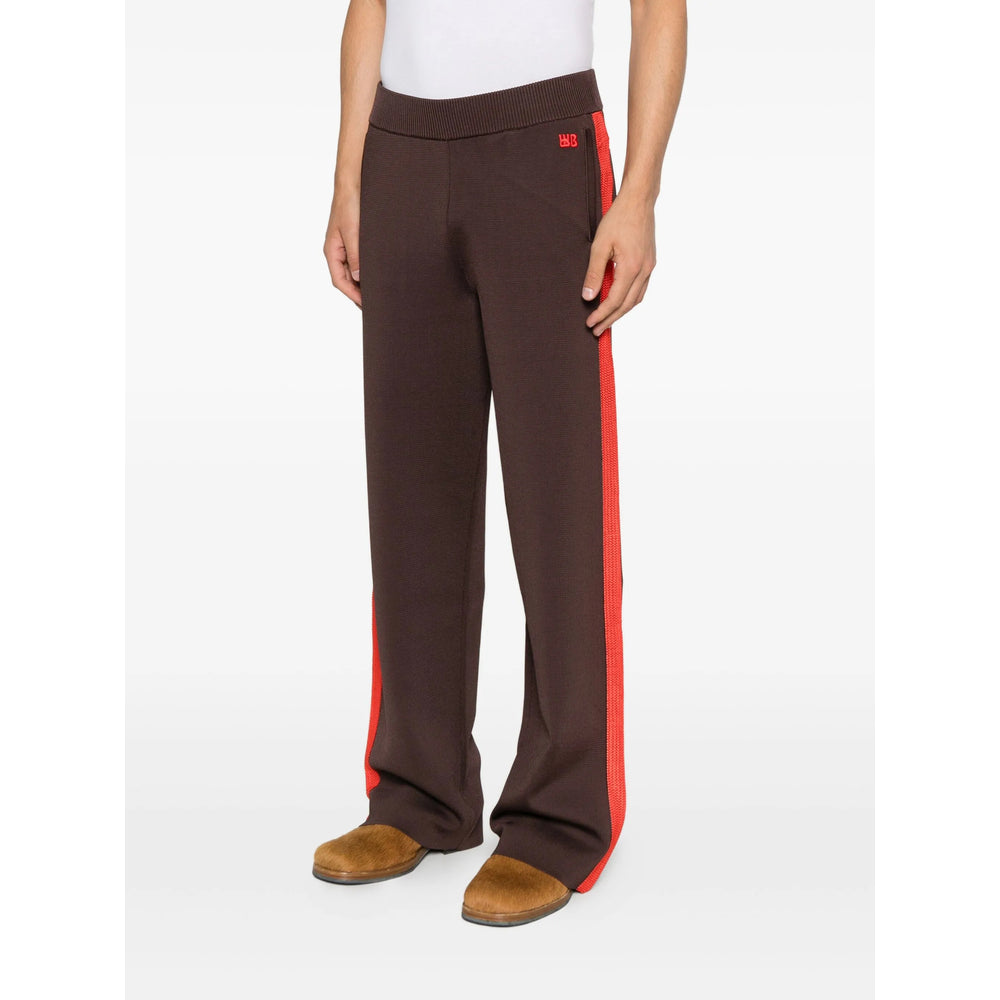 Wales Bonner Pants - Brown, White | f20be69146af3419ce7edbfed4005de82f9c1e4f