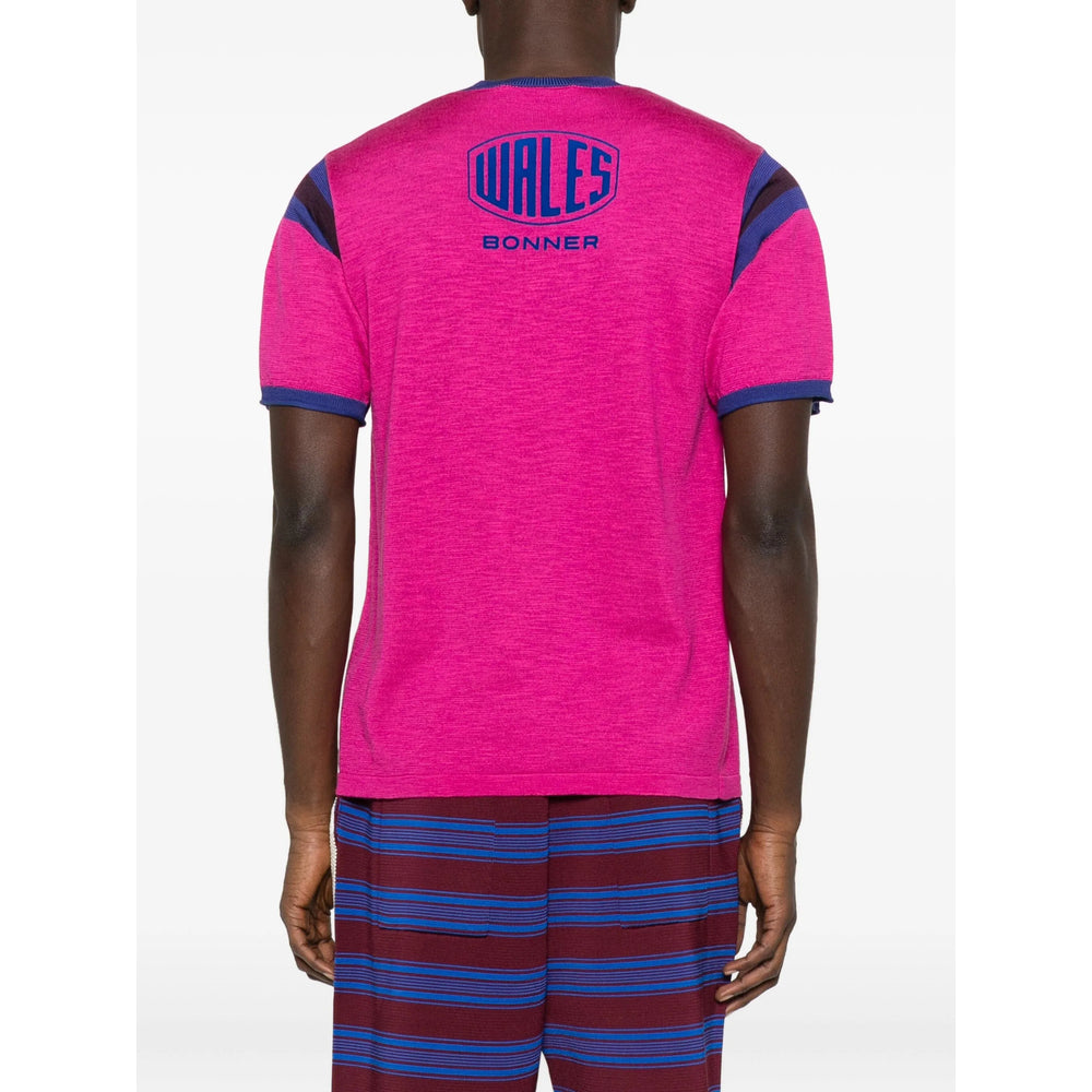 Wales Bonner T Shirts - Pink, Blue | b253107412b8e521c4a25a95d6e038a7fdae481d