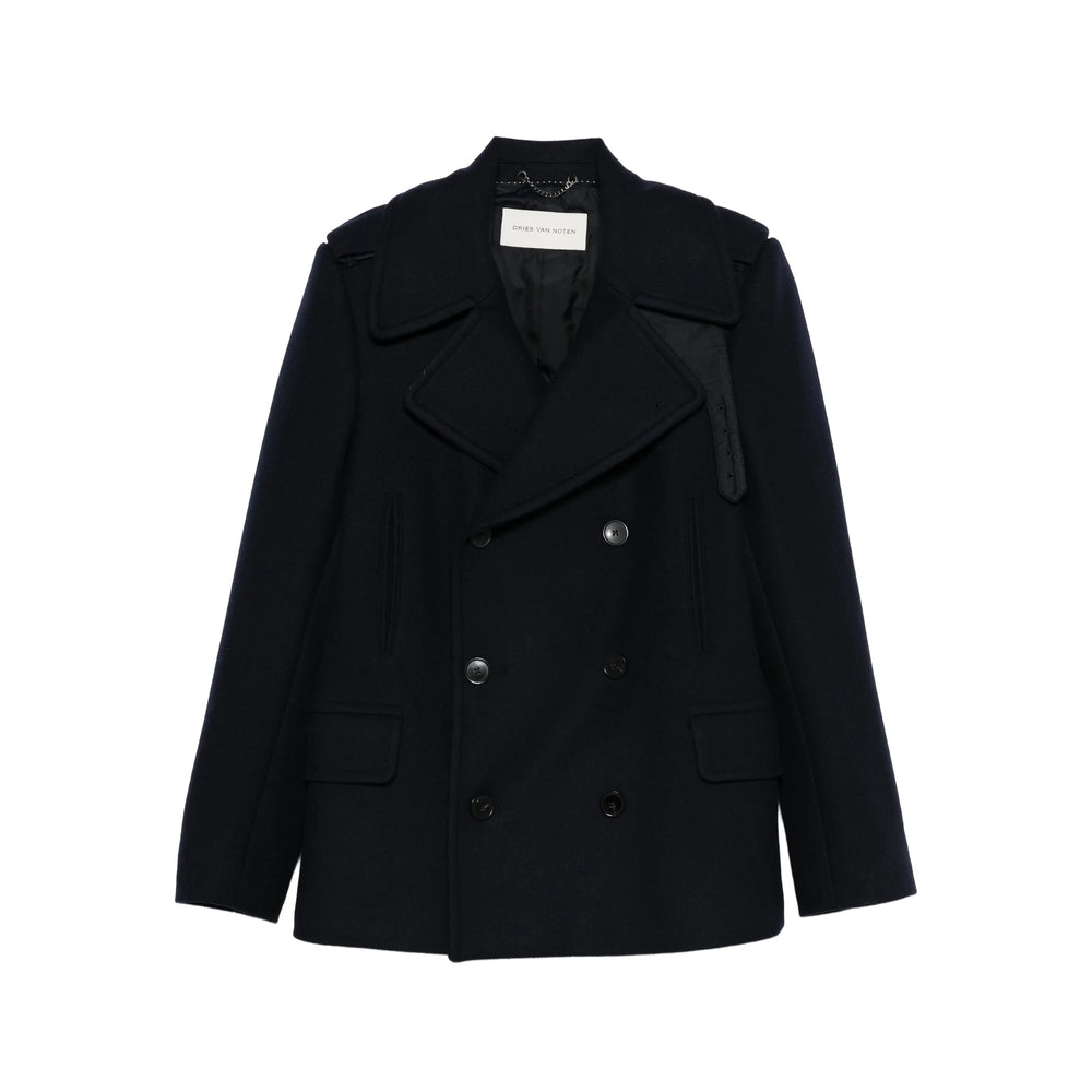 Dries Van Noten Coats - Black | bd5b4fe9b72e1465d7ea70e7da63f3765fafdd53