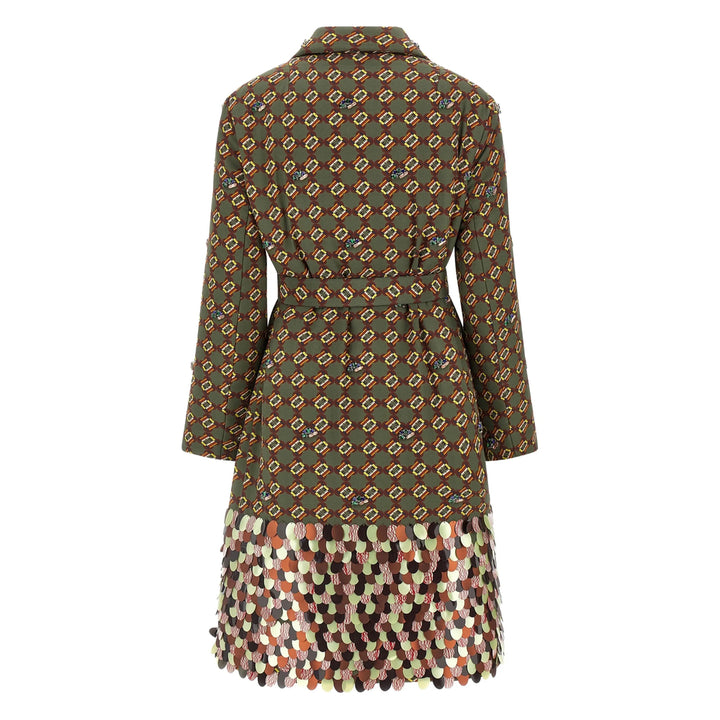 Dries Van Noten Coats - Green | 10a2af4f1890b873cea51a6ae286ee41c652fe55