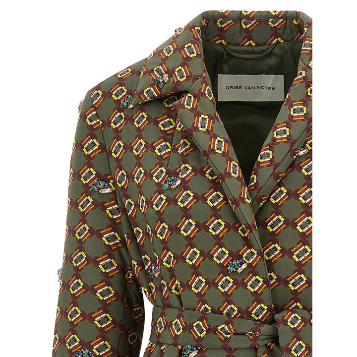 Dries Van Noten Coats - Green | 767fd6bf70428526fb66b50fbe72084fa1213aa2