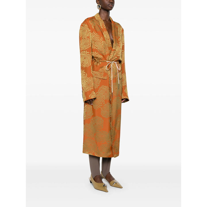 Dries Van Noten Coats - Orange | 6014aea7909c8118495729d4060a9f14a96c4c34