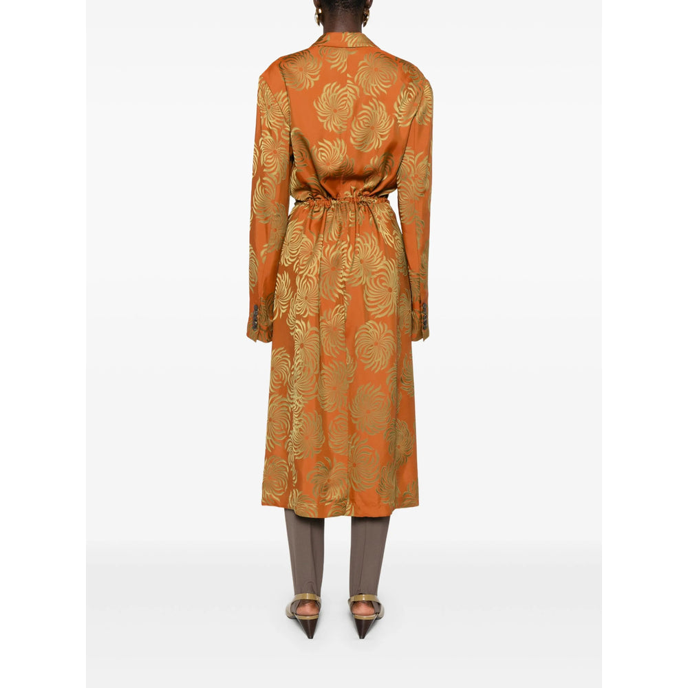 Dries Van Noten Coats - Orange | 987c3aa3265442da409eb7323452ca9f8e97fe5e