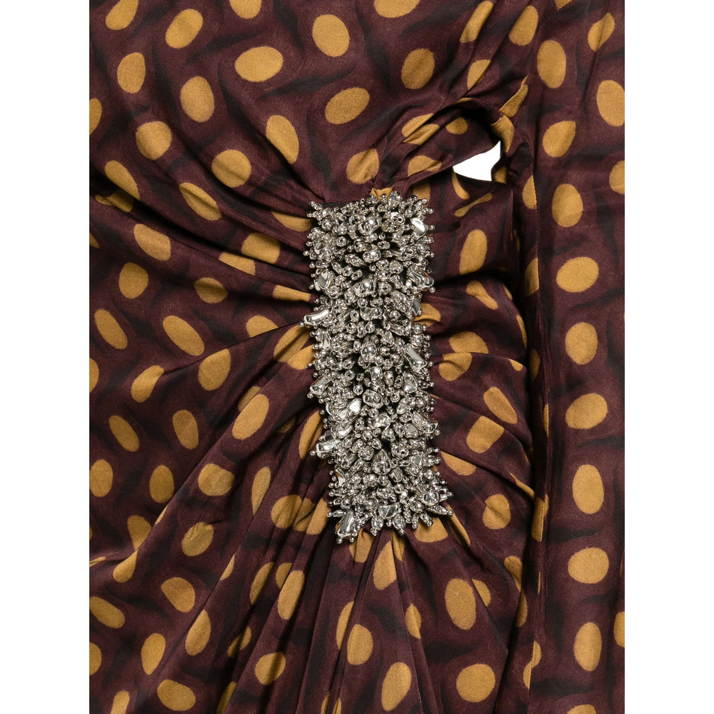 Dries Van Noten Dresses - Brown | 383975f4b8f71d4753de0cf6fa9376ff87ffefa5