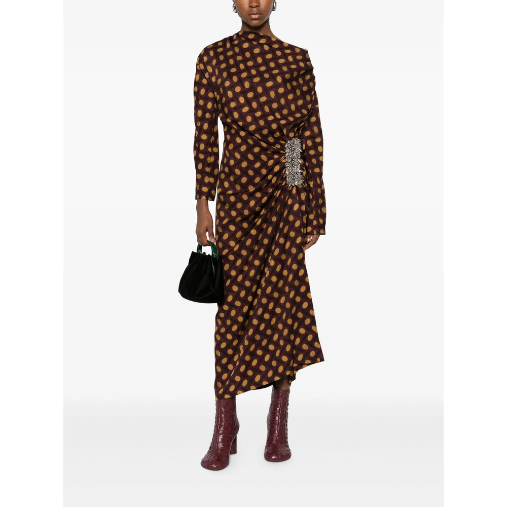 Dries Van Noten Dresses - Brown | b53771bdc38e51bfa57ae4b501d452187dfce09f
