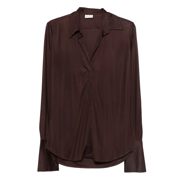 Dries Van Noten Shirts - Brown | e1955481df446cec5ba201b56765e26e10d48f71