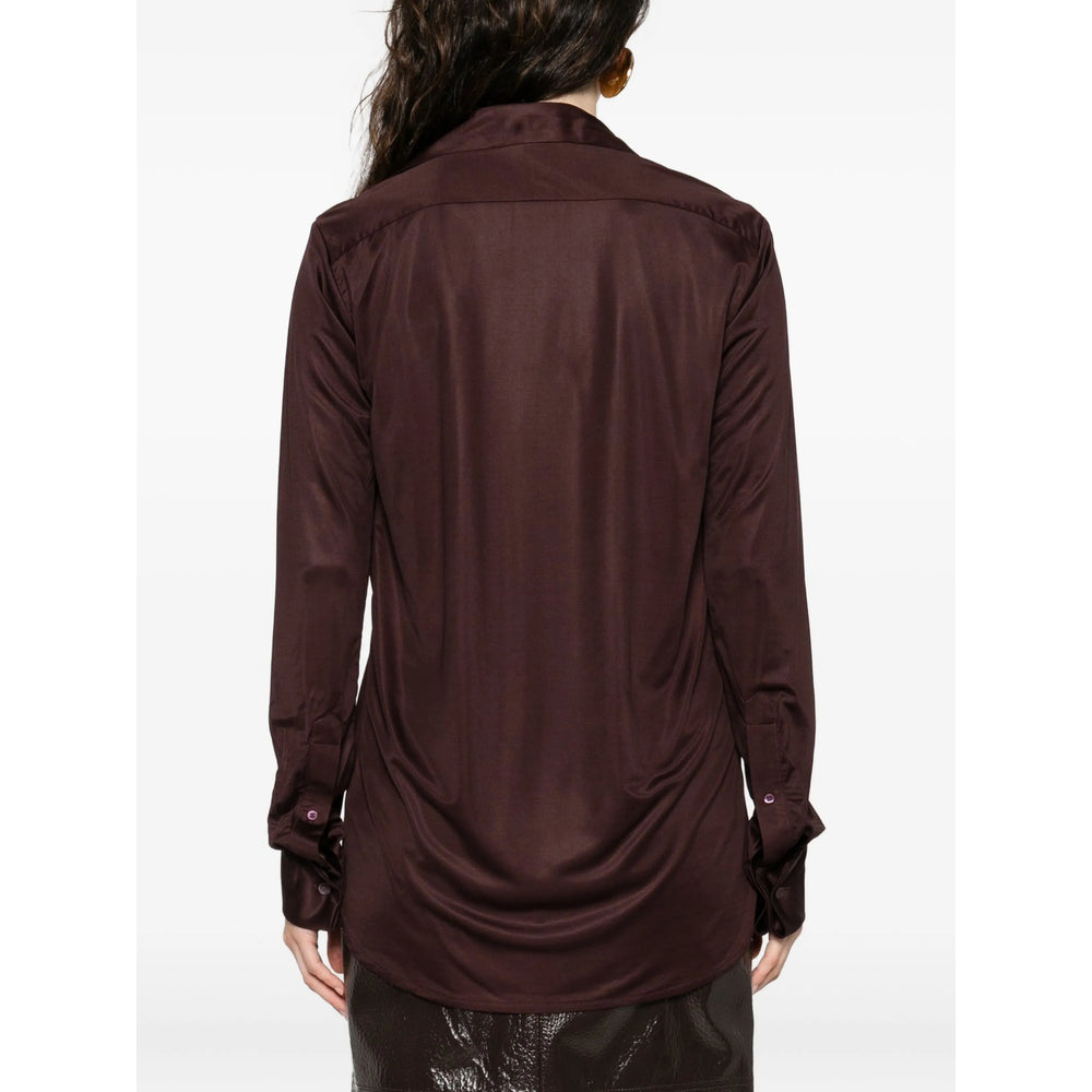 Dries Van Noten Shirts - Brown | 989f385ed627aa9b69e04856bf133110ab64e68e