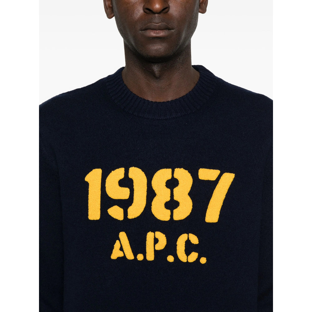 A.P.C. Sweaters - Blue | f33f492018b7068b08929dccc734bf30de604112