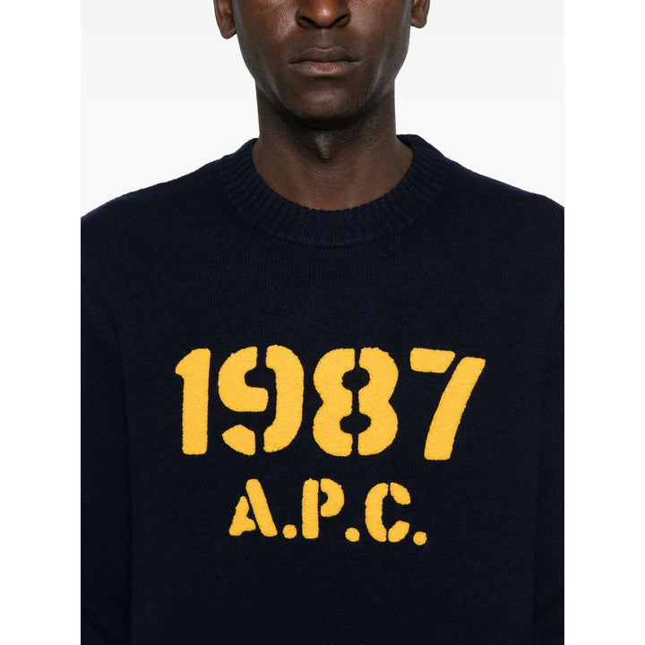 A.P.C. Sweaters - Blue | f33f492018b7068b08929dccc734bf30de604112