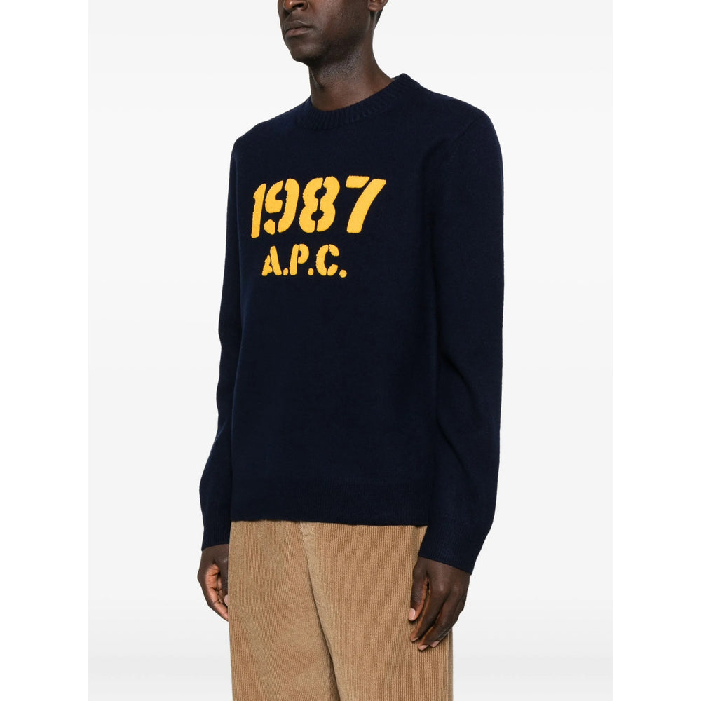 A.P.C. Sweaters - Blue | 8806728b5b6c7d3e85de34fabbd0bc704d2592e3