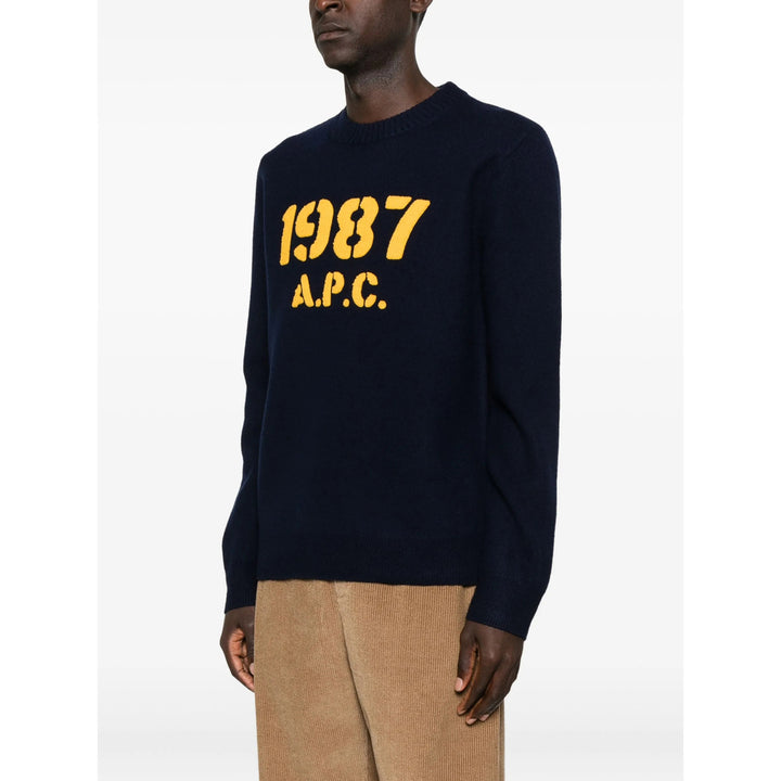 A.P.C. Sweaters - Blue | 8806728b5b6c7d3e85de34fabbd0bc704d2592e3