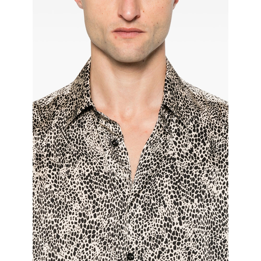 Mazzarelli Shirts - Neutral, Black | 42a68104225838c47fc9a8defcbb3ba6eb12bdae