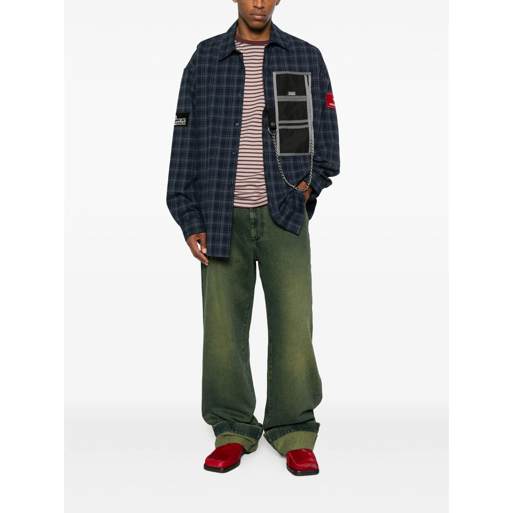 Martine Rose Shirts - Blue | d61f0c4ac3cc06e96c038c8f0e6e6d90a3b33b1b