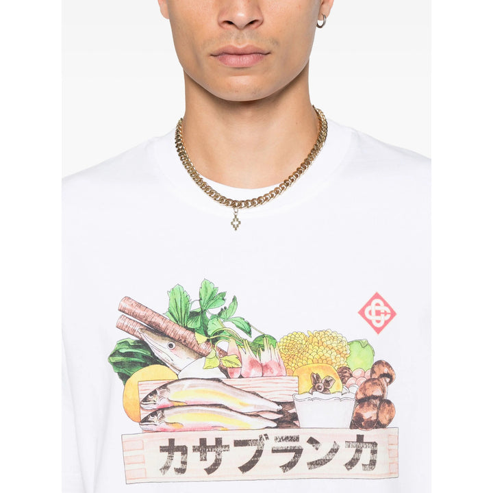 Casablanca T Shirts - White | 5bf3c695c53e950a41e980a52a0d561539564423