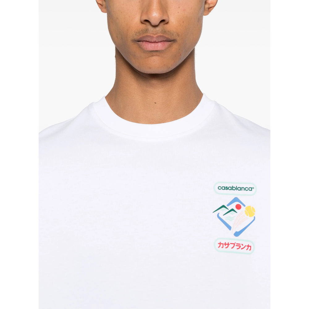 Casablanca T Shirts - White | 0b328f2d60c4be3e405bad54341ea8f98af2c8d1