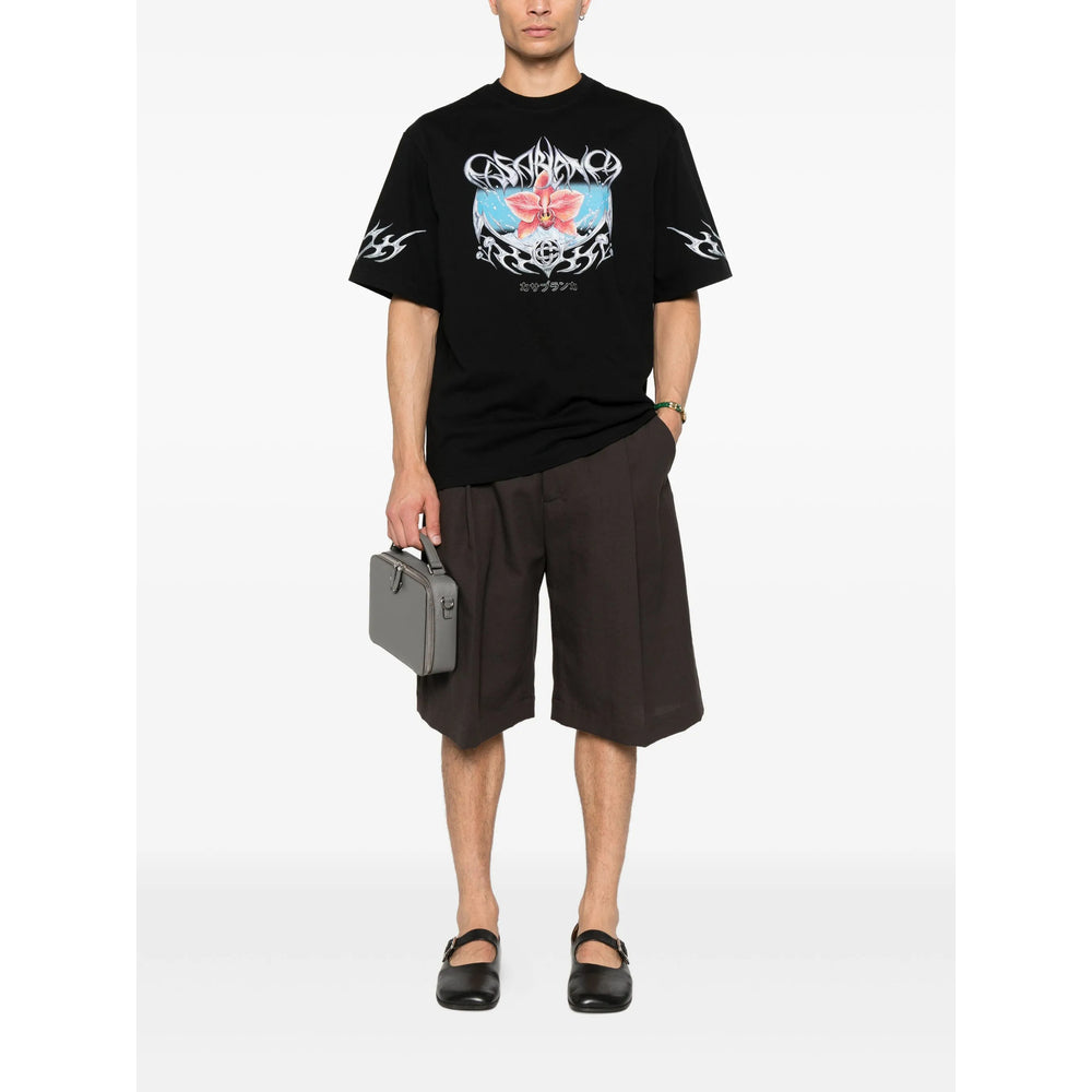 Casablanca T Shirts - Black | 75b7c188d1e3a1b5499a1314c9602f307137b330