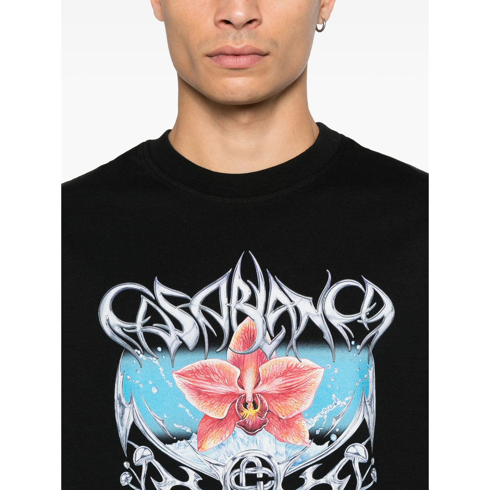 Casablanca T Shirts - Black | c1edca69bccdefc507fc34472a73caafd243b352