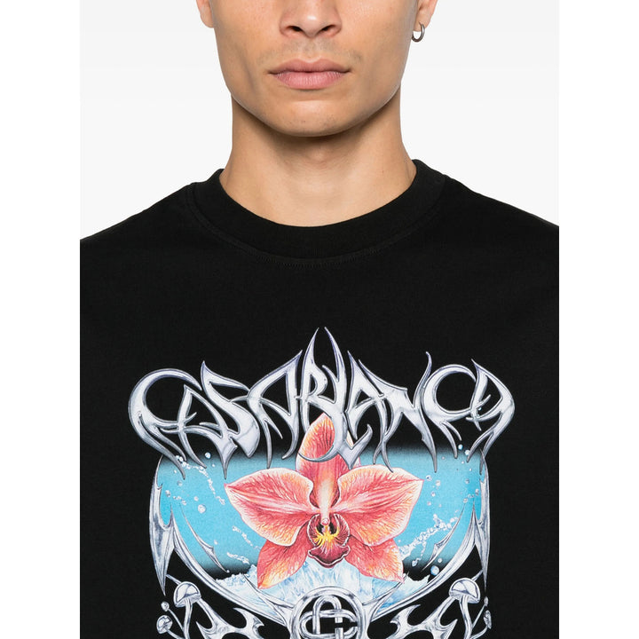 Casablanca T Shirts - Black | c1edca69bccdefc507fc34472a73caafd243b352