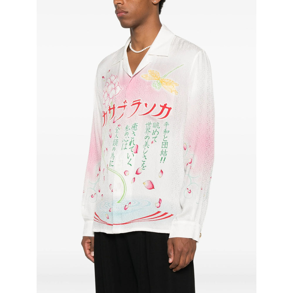 Casablanca Shirts - White, Pink | 10cb9ef0810211bc466ee920477dcb4329d55f15