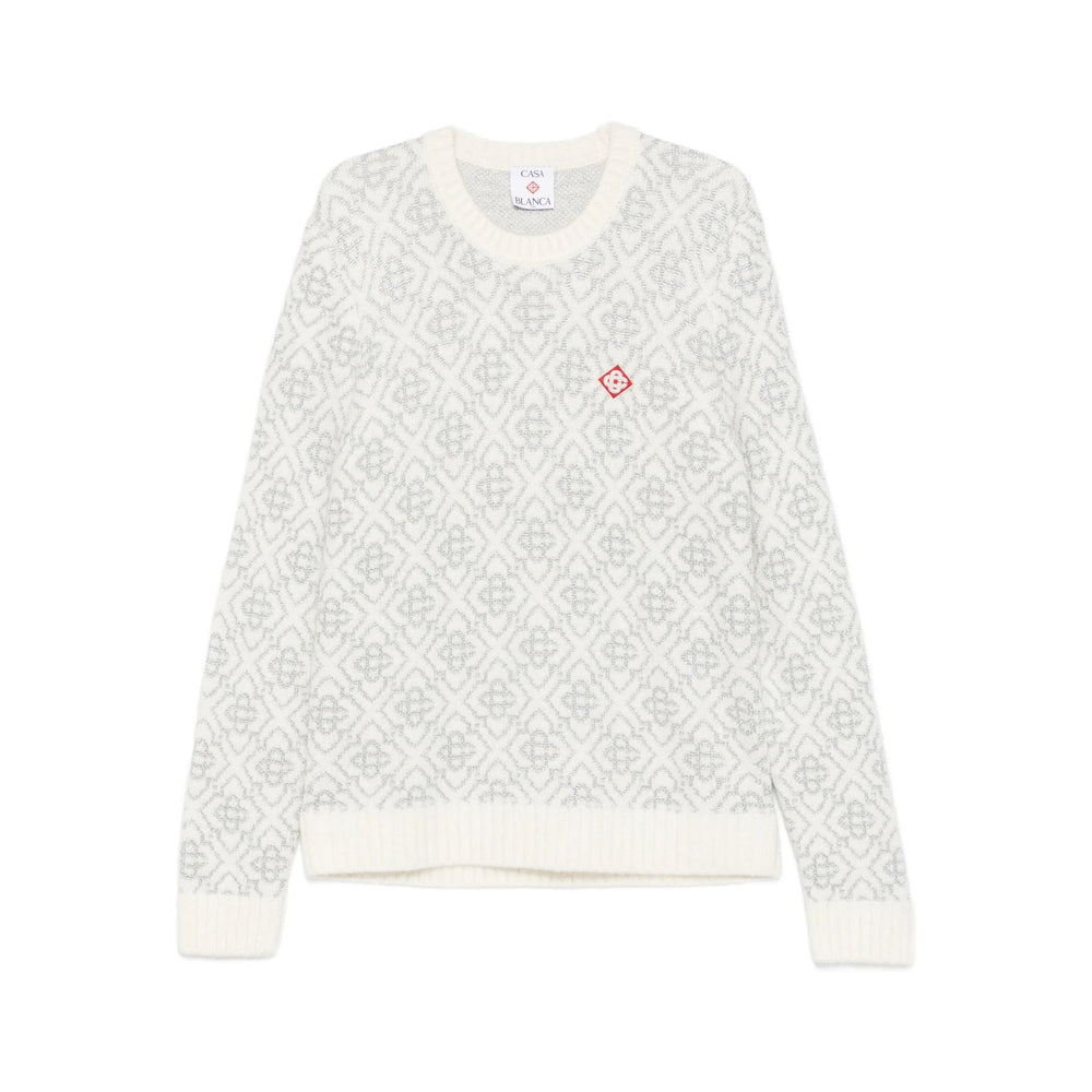 Casablanca Sweaters - White, Silver | 3b0ff6faa831d75c80bf9da74b283e32115f3226