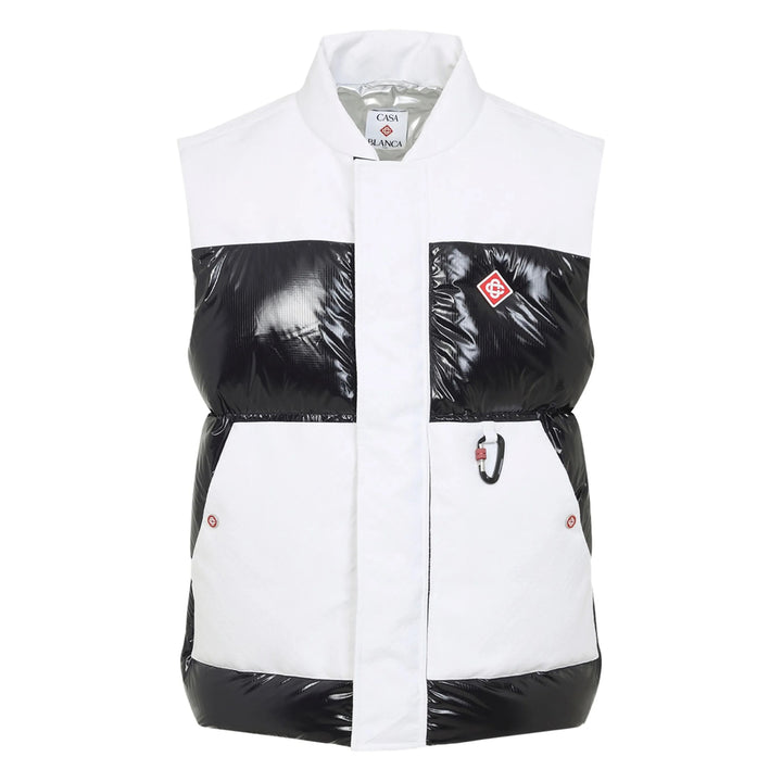 Casablanca Outwear Waistcoats - White, Black | 1c046626181d75a369eb2c93f2c92a1644b48d56