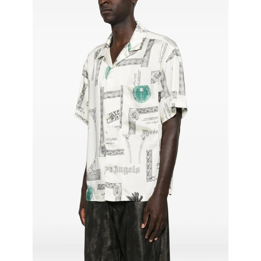 Palm Angels Shirts - White | 681870656229b8f038cf62139c4eb91578a7355a