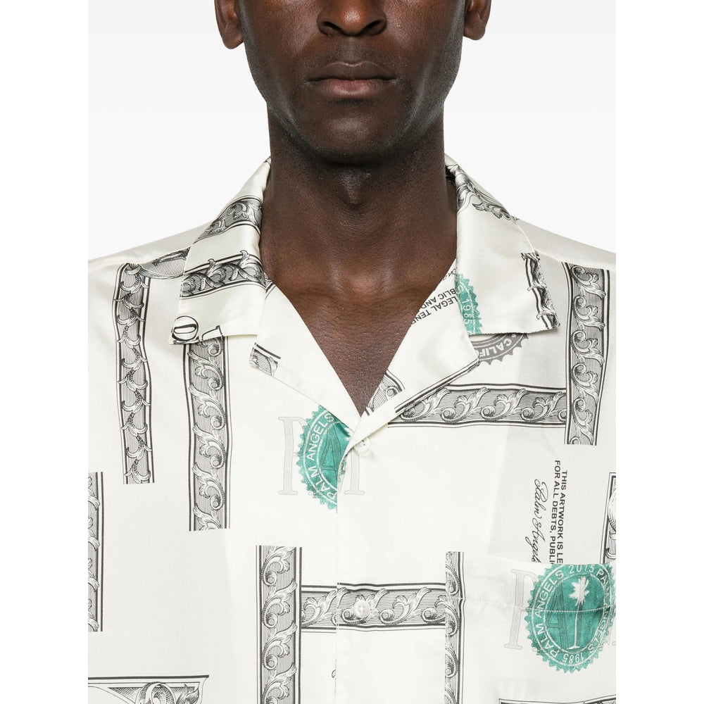 Palm Angels Shirts - White | d58d878946050878970c6e087bca124fde3a6cb6