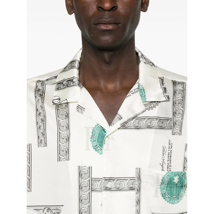 Palm Angels Shirts - White | d58d878946050878970c6e087bca124fde3a6cb6