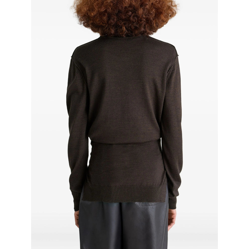 Lemaire Sweaters - Brown | 58037af6ab17c54415cc1261dc641a329364b167