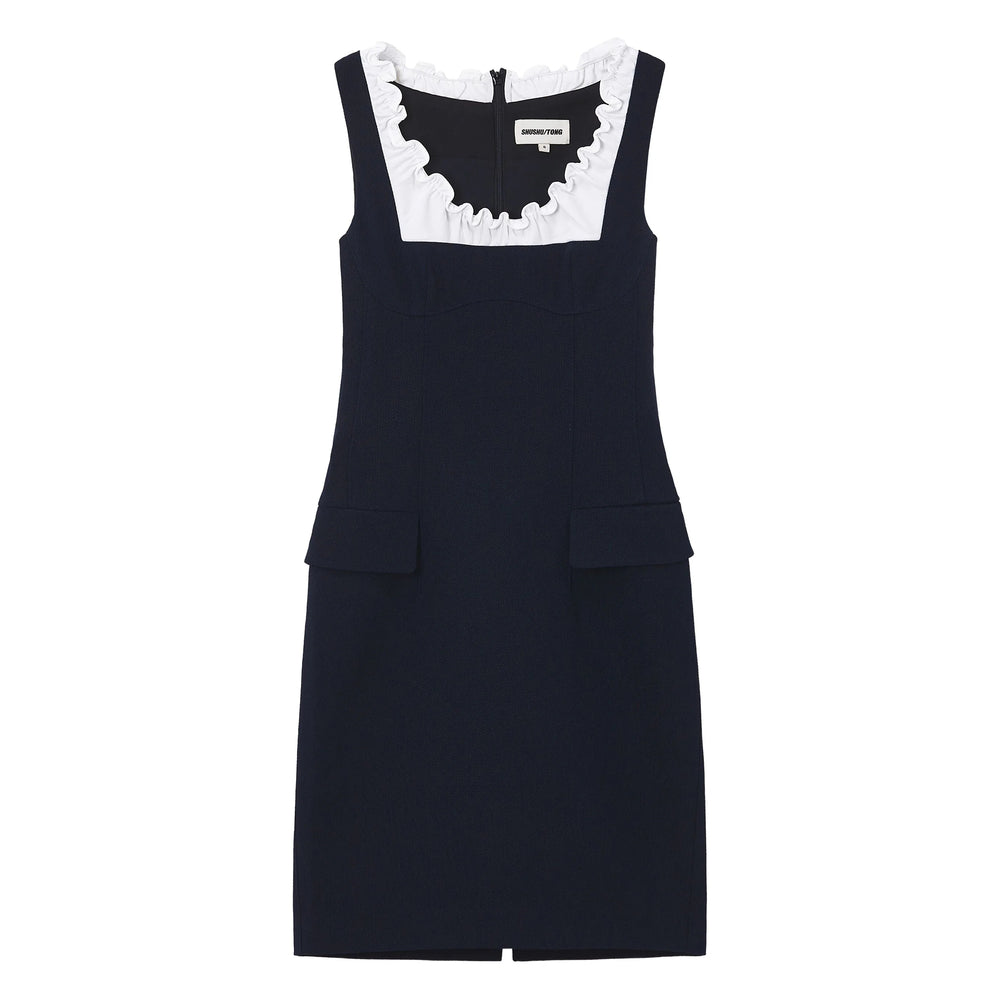 Shushu/Tong Dresses - Blue, White | 3429a1db8f0bed434fea2eb50953ee3378a636d2