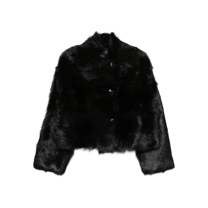 Alberta Ferretti Leather Outerwears - Black | e511ae23b7b4304b3a9be111a5cd761267f18d96