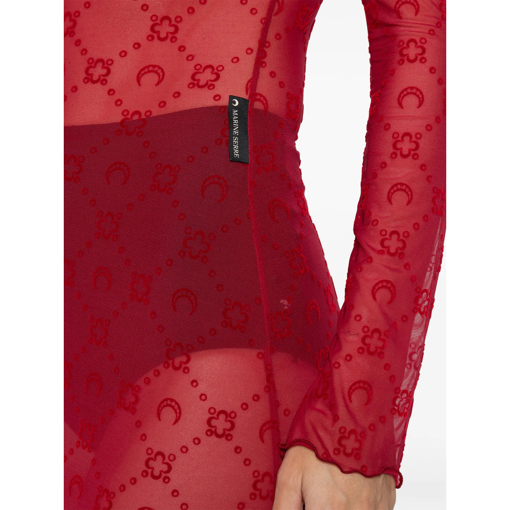 Marine Serre Dresses - Red | df8b831fd165e36280386784fe0b9d5372855443