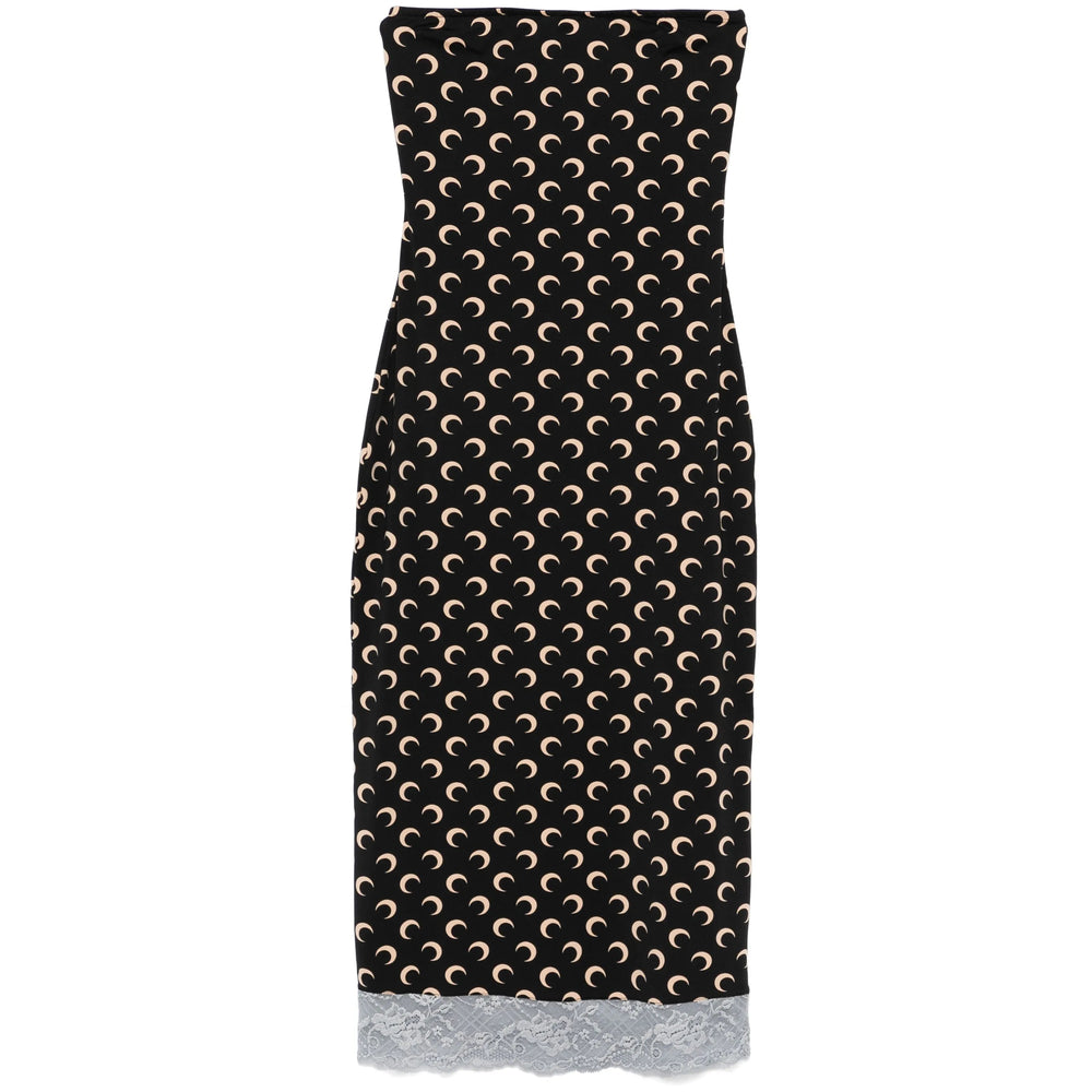 Marine Serre Dresses - Black, Neutral | 318d572d08a25e957745a4f7709a8d305402dc3e