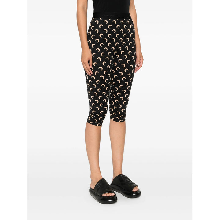 Marine Serre Pants - Black, Neutral | 1c983000feff66374b4e6d275ead2078cc13a417