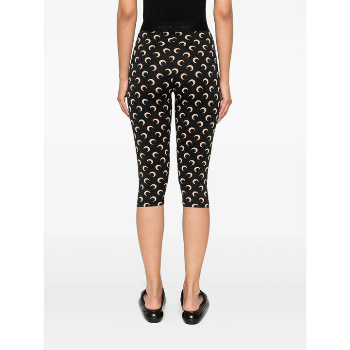 Marine Serre Pants - Black, Neutral | 3b2a222c9c92b3c7d7016187441d671f3b8f92b5