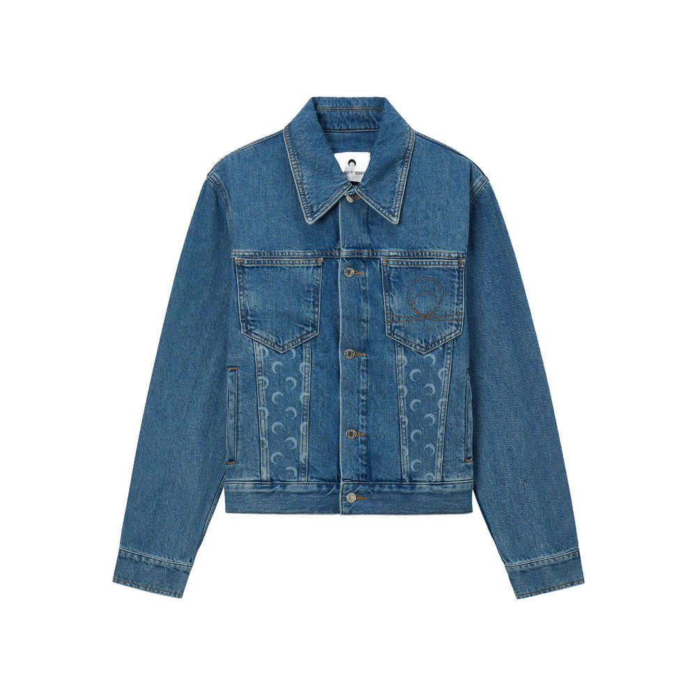 Marine Serre Outerwears - Blue | 00e67185c14906212792ecc14d5c29ae86bddd87