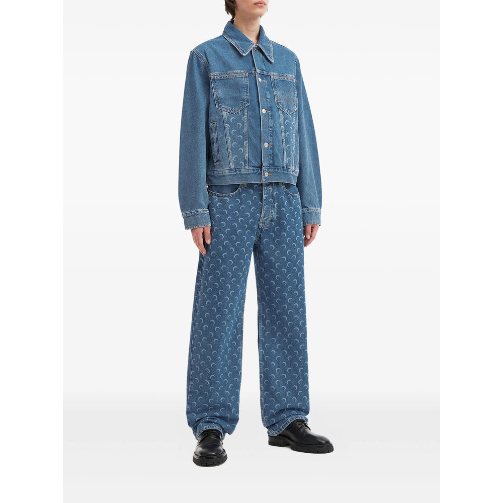 Marine Serre Outerwears - Blue | 27d5c0dbbf7db5fcad4cb22ecaf1dc5f708ff0df