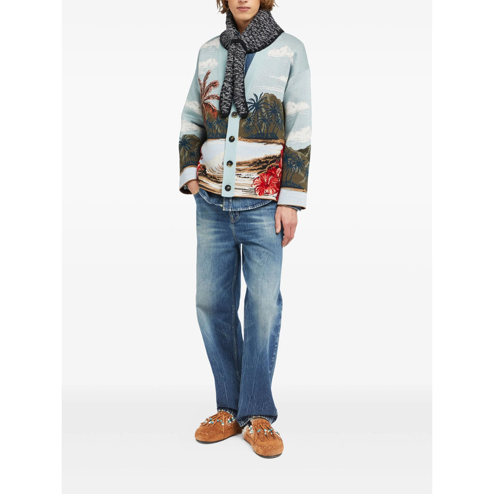 Alanui Sweaters - Blue | 15c7c299a701728606aacbd5b34fd3a6df0a8099