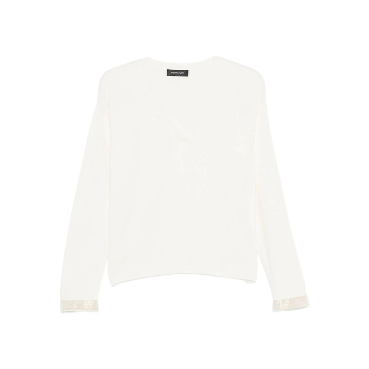 Fabiana Filippi Sweaters - White | 442043cf82c9853fe8f267fe0312a4f3b823bfae