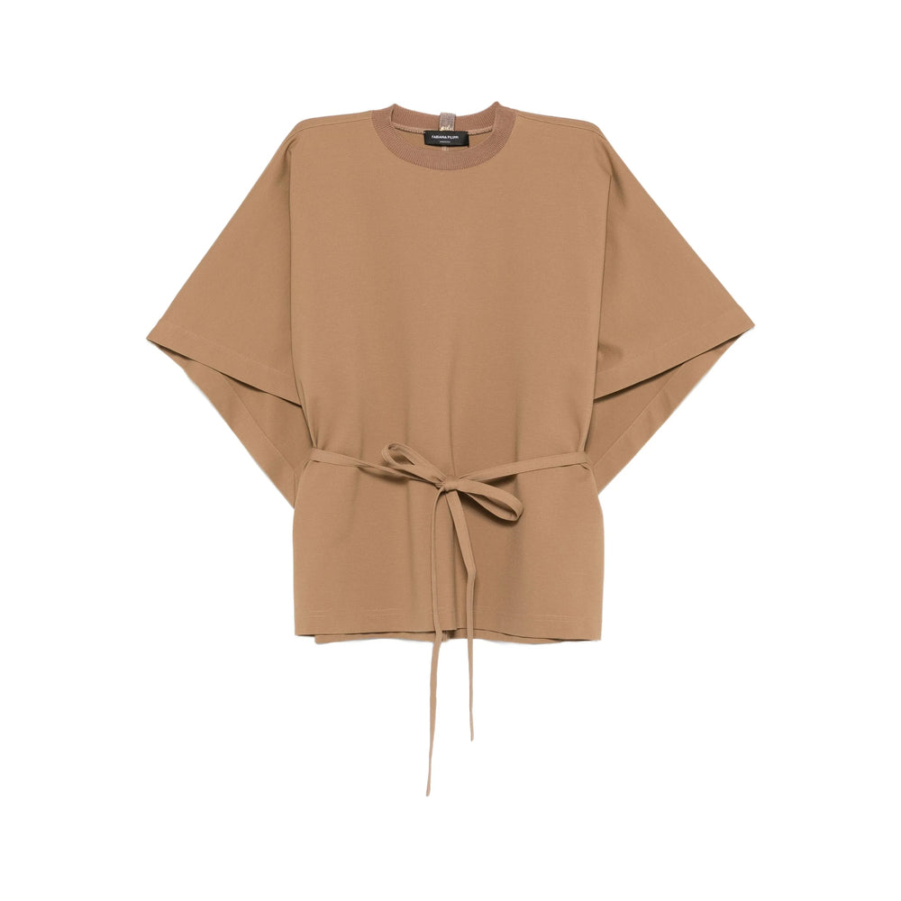 Fabiana Filippi T Shirts - Brown | d8802e47aed2cd1ca2efe6452251c3ae87370ff7