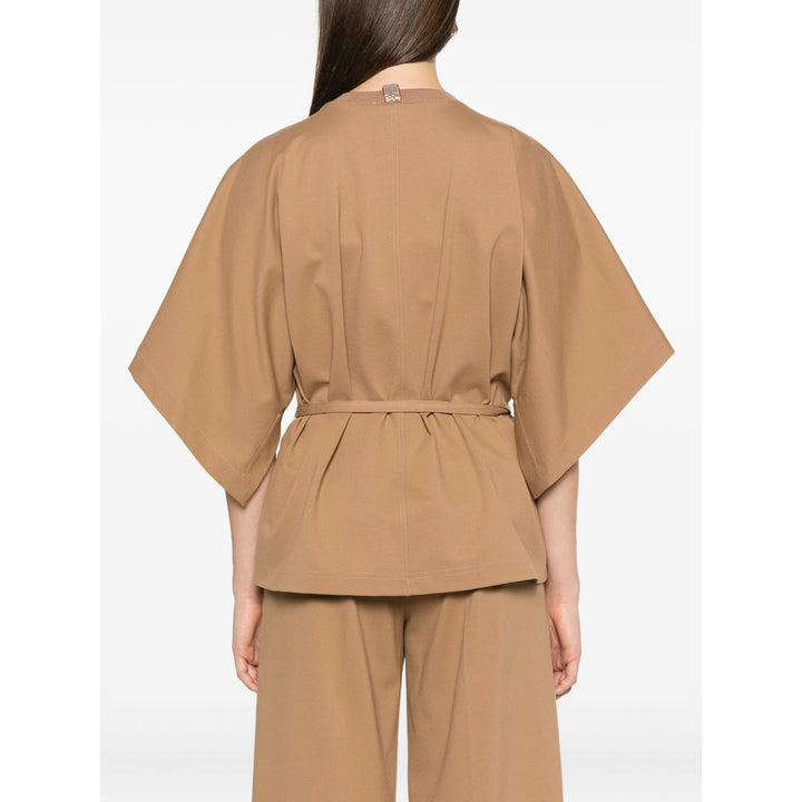 Fabiana Filippi T Shirts - Brown | 6ef9dd4d0f5e1dace0ee2041b80db052da404a54