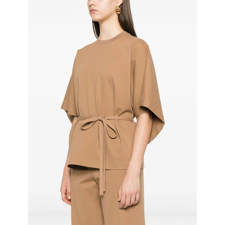 Fabiana Filippi T Shirts - Brown | 1557241441da3643dc2bbed7c9faa2a3aa084022