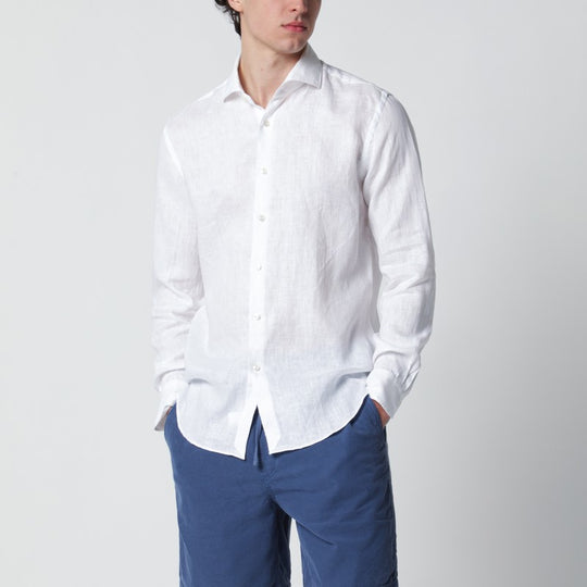 Tailor Fit Linen Shirt White