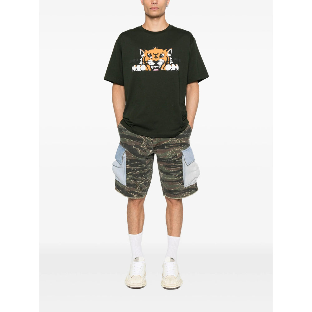 Gallery Dept. Shorts - Green, Brown | bcebb48fed2d496ae4dff2a1eff07362f9c81296