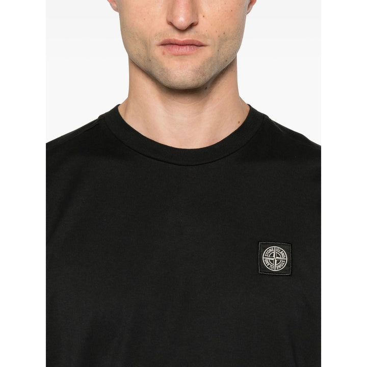 Stone Island T Shirts - Black | 47214a843f6f790d7c9c919143e0c1482e47c0d9