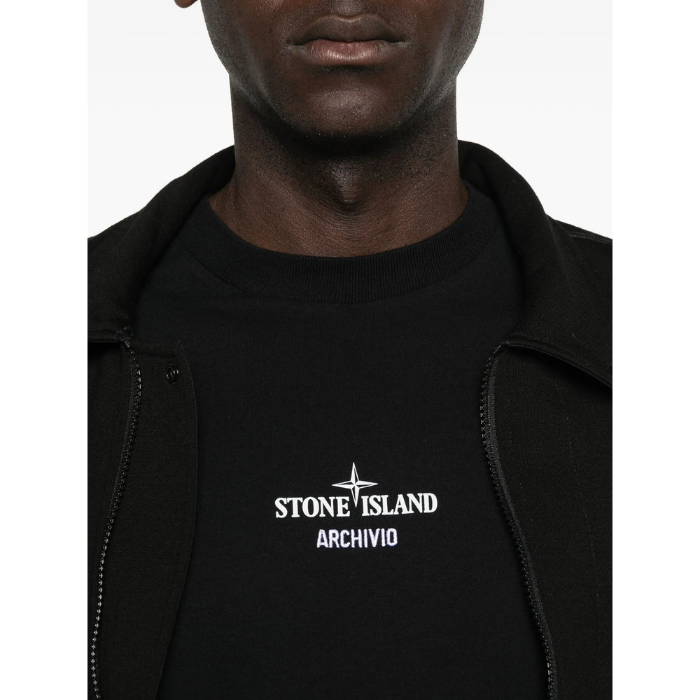 Stone Island T Shirts - Black | 95aa1bb3096f423316c876652b69b8b37bdce54a