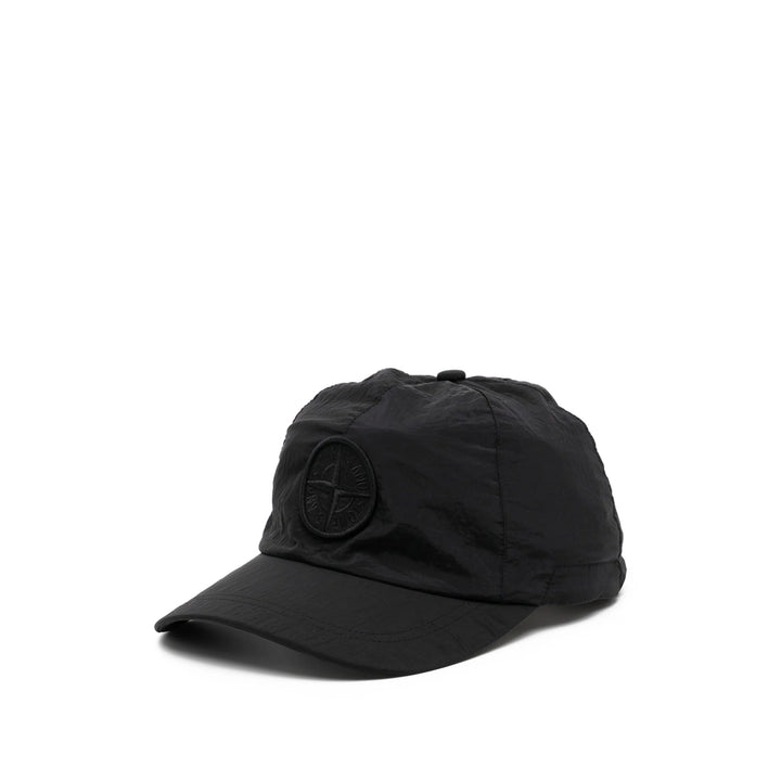 Stone Island Caps - Black | 6769711e9424893b604666f1a78c123e0370db7e