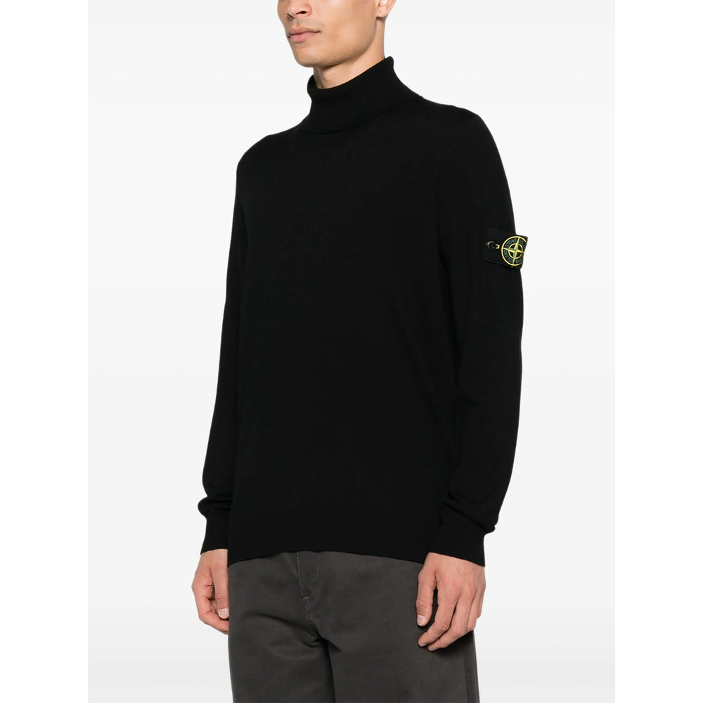 Stone Island Sweaters - Black | a945575ee6bfc6e8f3755b7063b10bad36ebf792