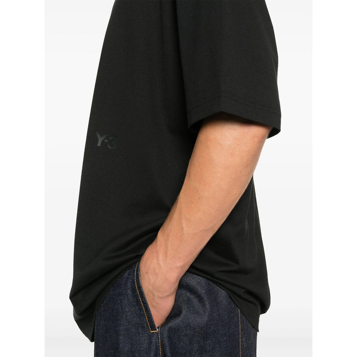 Y-3 T Shirts - Black | f9e337dab7e07db0b043e6e1d4891a41d737e00f