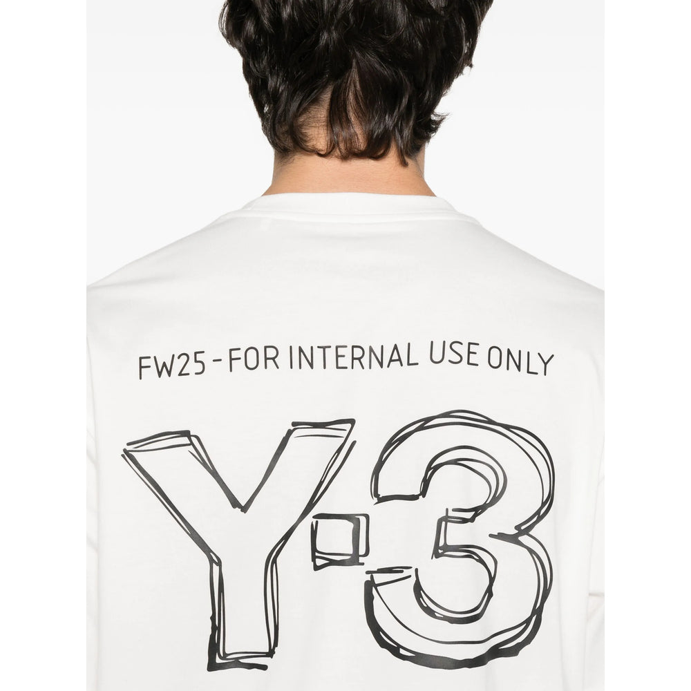 Y-3 T Shirts - White | 33ee22c0ead8e67fb62aa25d07a0a4501fe0fad9
